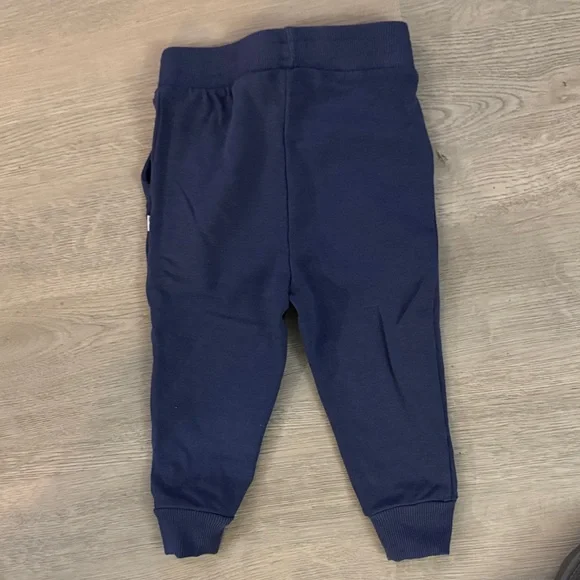 Little Sleepies- 12-18 months, Navy Blue Kids Jogger Pants. - Picture 4 of 4